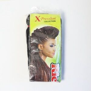 X-Pression Rich Braid Hair Extension Brand New Colour 2 black 75 inch kanekalon